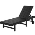 Liegestuhl Aluminium Schwarz Verstellbar
